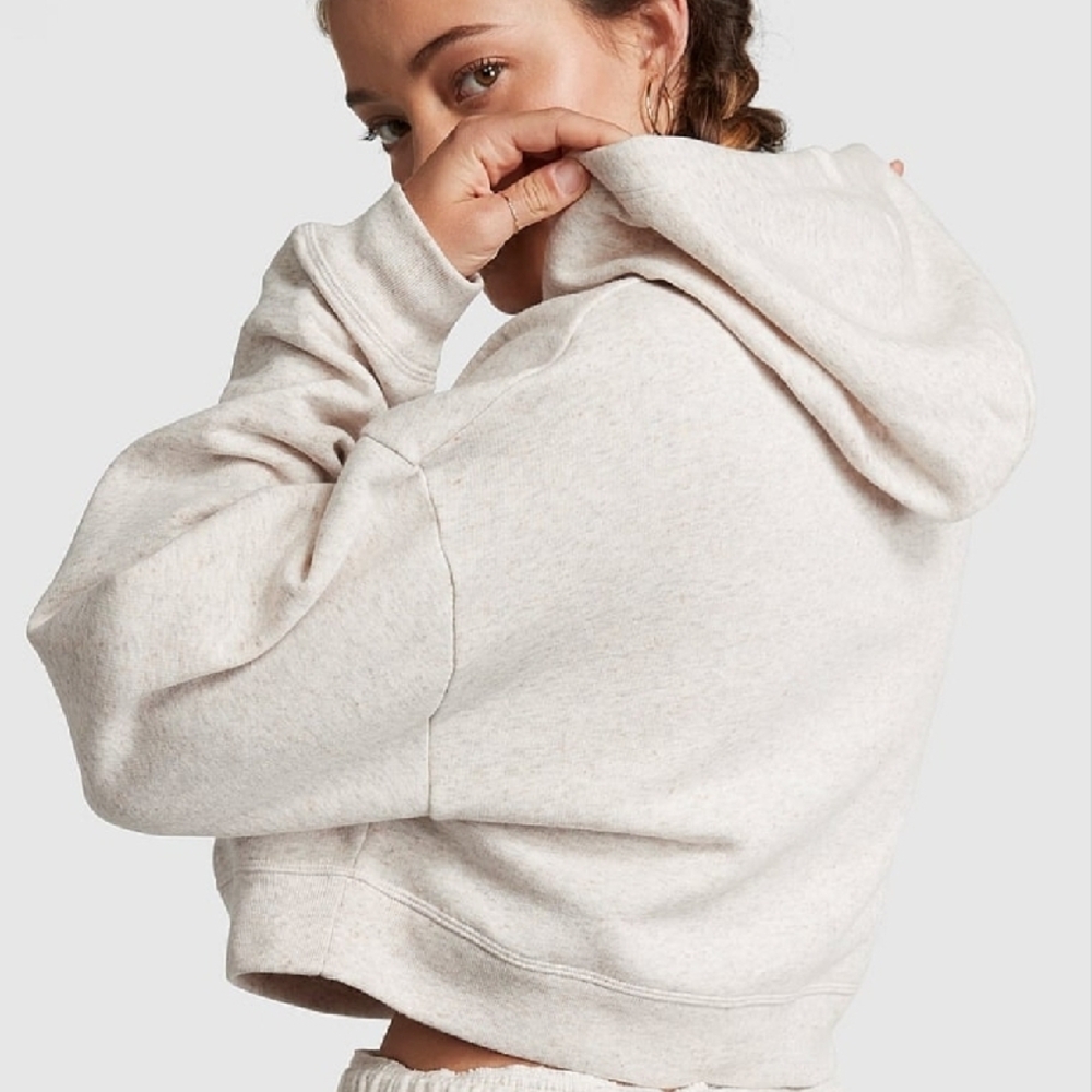 Everyday Fleece Cropped Hoodie, Size XL